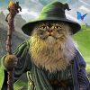 Wizard Cat paint by number