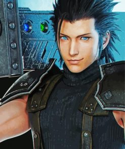 Zack Fair Video Game Character paint by number