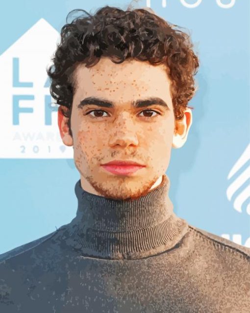 The Actor Cameron Boyce paint by number