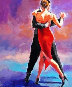 Tango Dancer Art paint by number