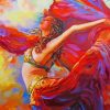 Belly Dancer Lady paint by number