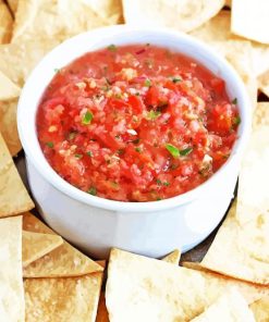 Salsa Food paint by number