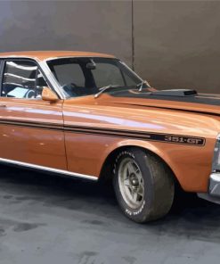 Ford Falcon Classic Car paint by number