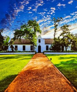 House In Stellenbosch paint by number