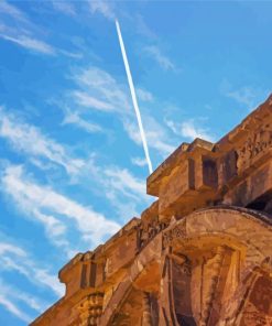 Konark Temple India paint by number