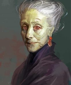 Pale Old Lady paint by number