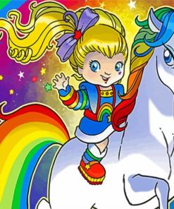 Rainbow Brite Header paint by number