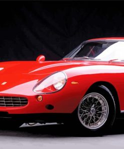 Red 66 Ferrari paint by number