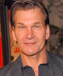 The American Actor Patrick Swayze paint by number