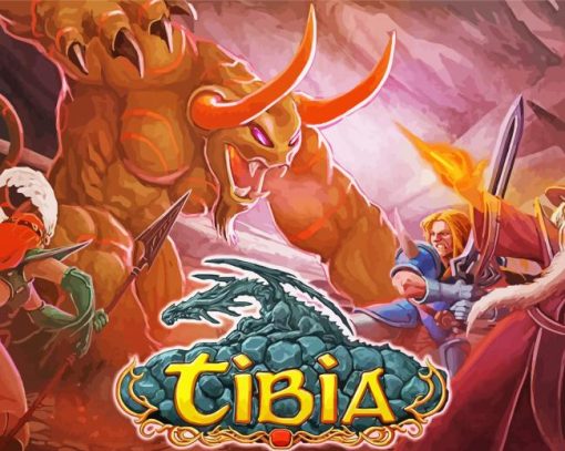 Tibia Online Game paint by number