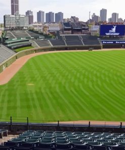 Wrigley Field Stadium paint by number