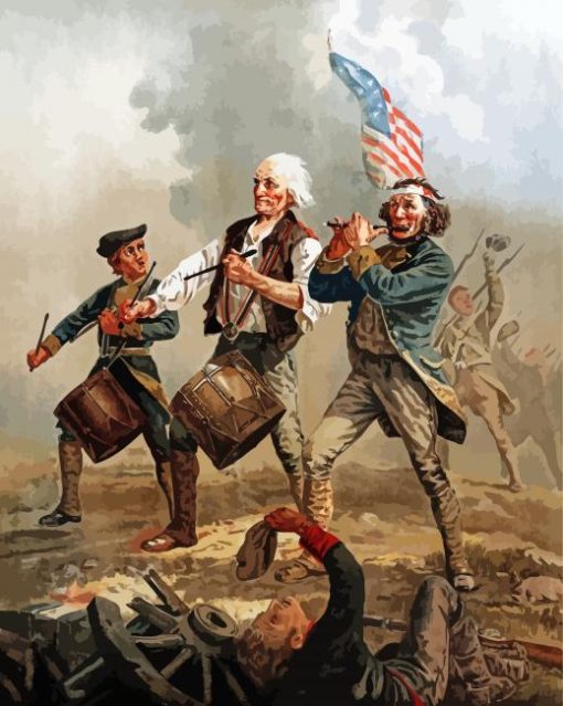 American Revolution Celebration paint by number