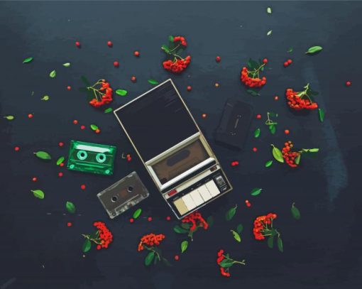 Cassette Tape paint by number