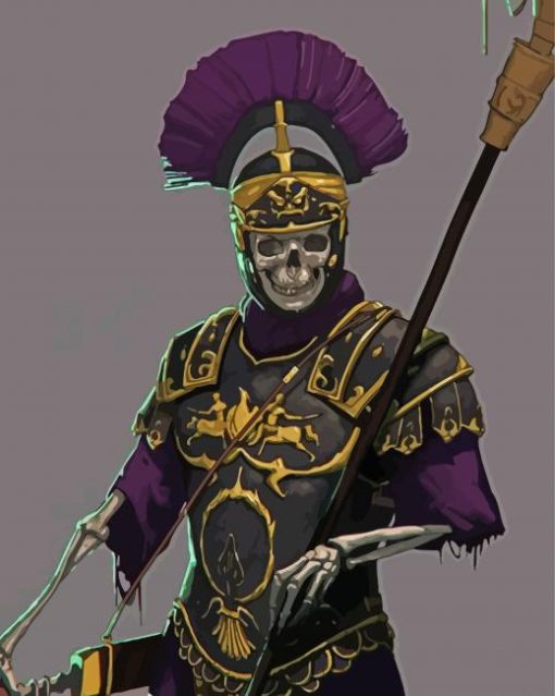 Centurio Skull paint by number