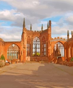 Coventry Cathedral paint by number