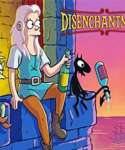 Disenchantment Poster paint by number