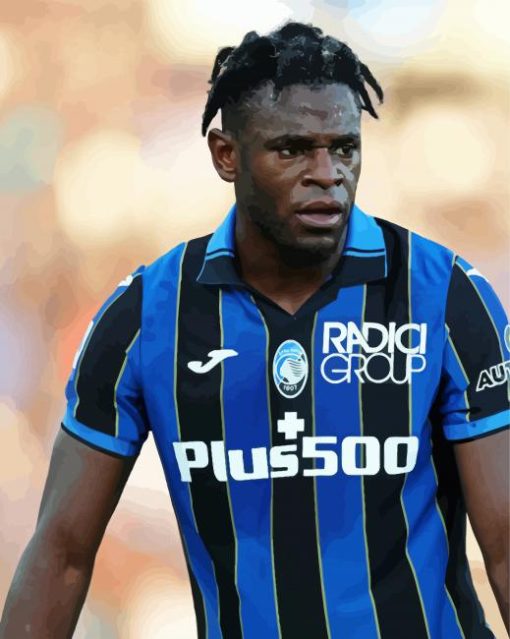 Duvan Zapata Player paint by number