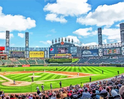 Guaranteed Rate Field paint by number