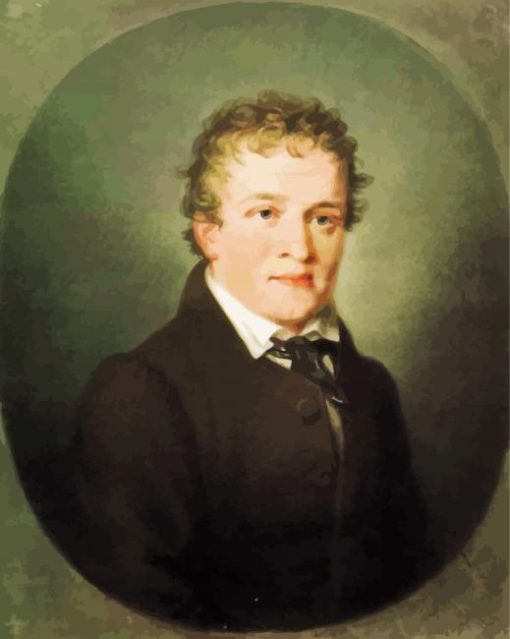 Kaspar Hauser Portrait paint by number