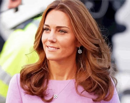 Kate Middleton paint by number