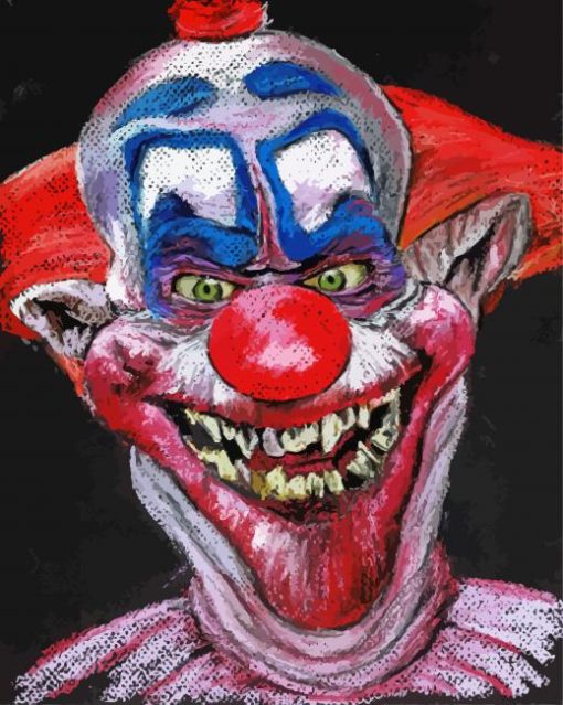 Killer Klowns From Outer Space Art paint by number