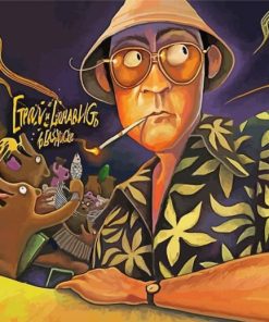 Las Vegas Fear And Loathing Art paint by number