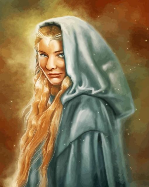 Lord Of The Rings Galadriel paint by number