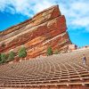 Red Rocks Amphitheatre paint by number