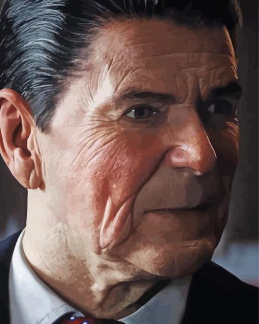 Ronald Reagan Art paint by number