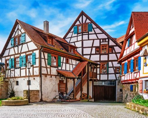 Rottenburg In Germany paint by number