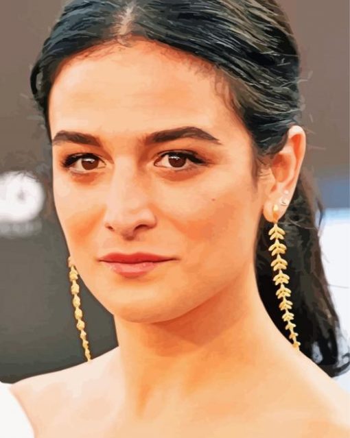 The American Actress Jenny Slate paint by number