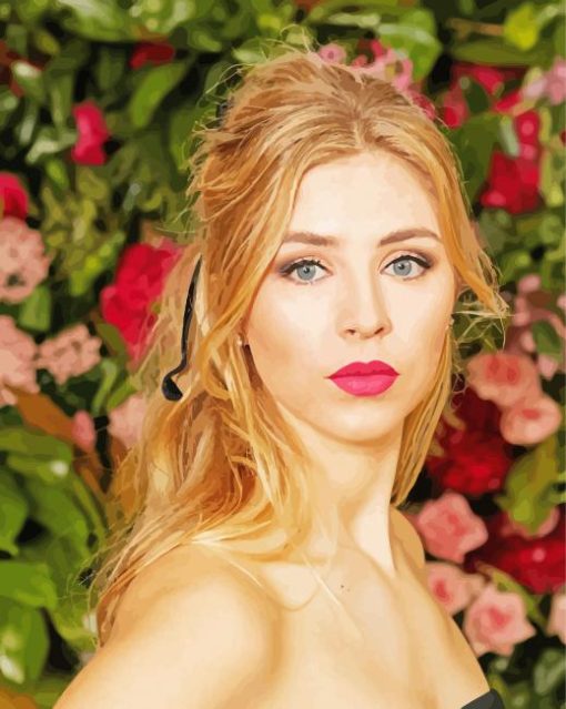 Hermione Corfield Actress paint by number