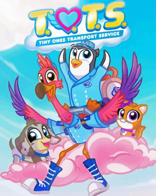 Tots Animation Poster paint by number