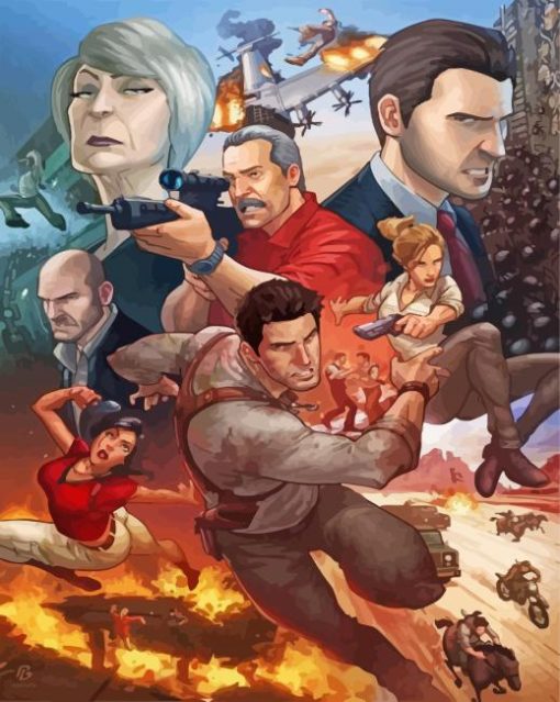 Uncharted paint by number