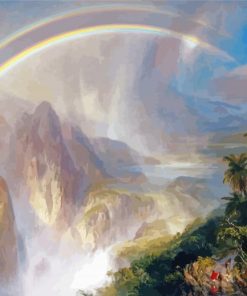 Rainy Season In The Tropics Frederic Church paint by number