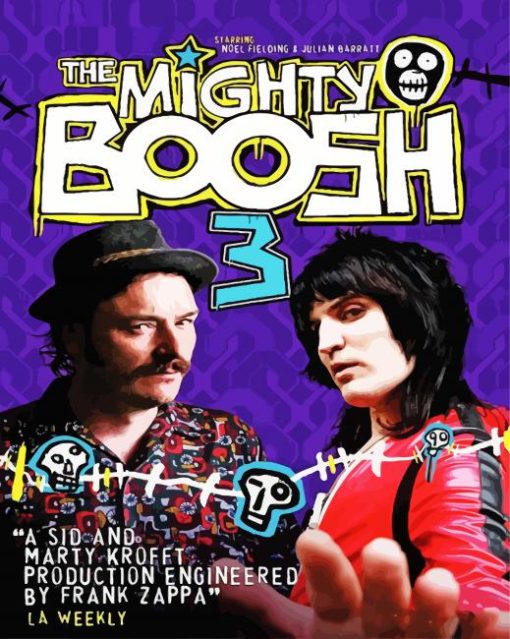 The Mighty Boosh paint by number