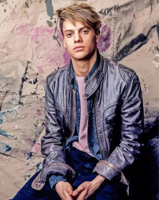 American Actor Jace Norman paint by number