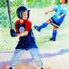 Baseball Kids paint by number