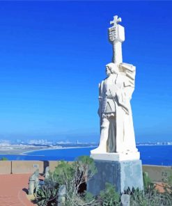 Cabrillo National Monument Coronado Island paint by number