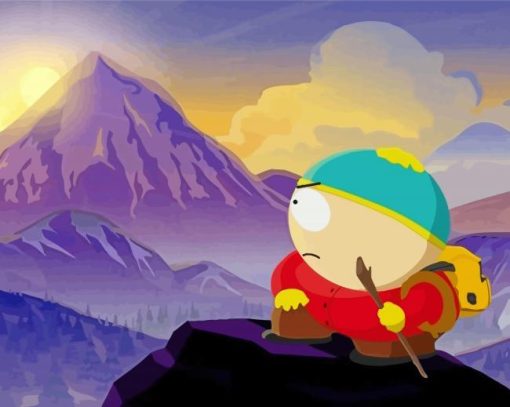 Cartman Southpark Character paint by number