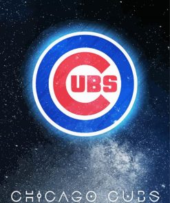 Chicago Cubs Logo paint by number