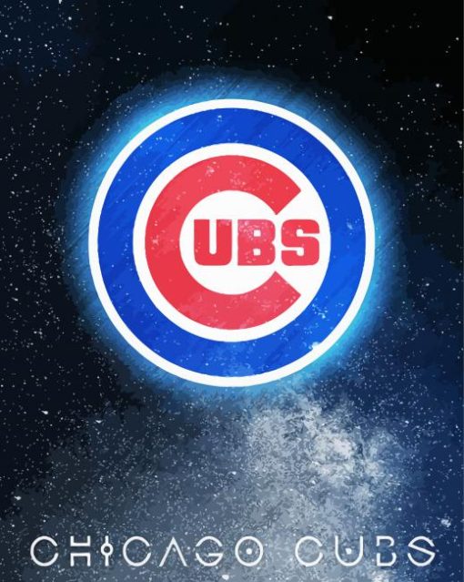 Chicago Cubs Logo paint by number