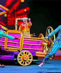 Circus Clowns paint by number