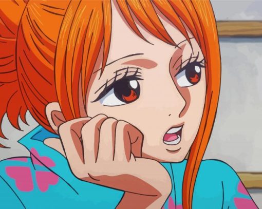 Cute Nami Character paint by number