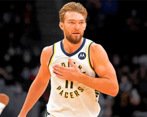 Domantas Sabonis paint by number