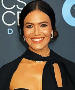 Elegant Mandy Moore paint by number