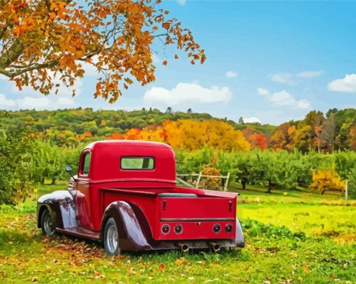 Farm Truck paint by number