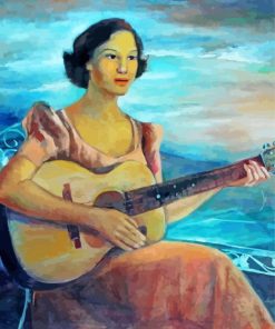 Filipino Guitarist paint by number