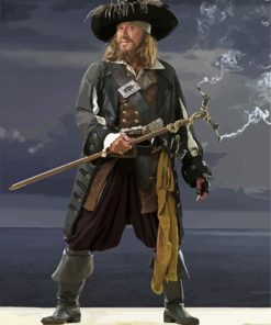 Hector Barbossa paint by number