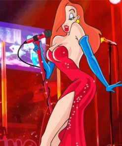 Jessica Rabbit paint by number